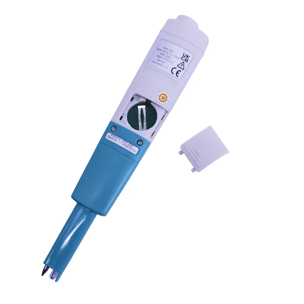 Testo206-pH1 Versatile pH Meter PH Temperature Meter for Liquids and Semi-Solid Food Measuring range 0 to 14pH 0563 2061