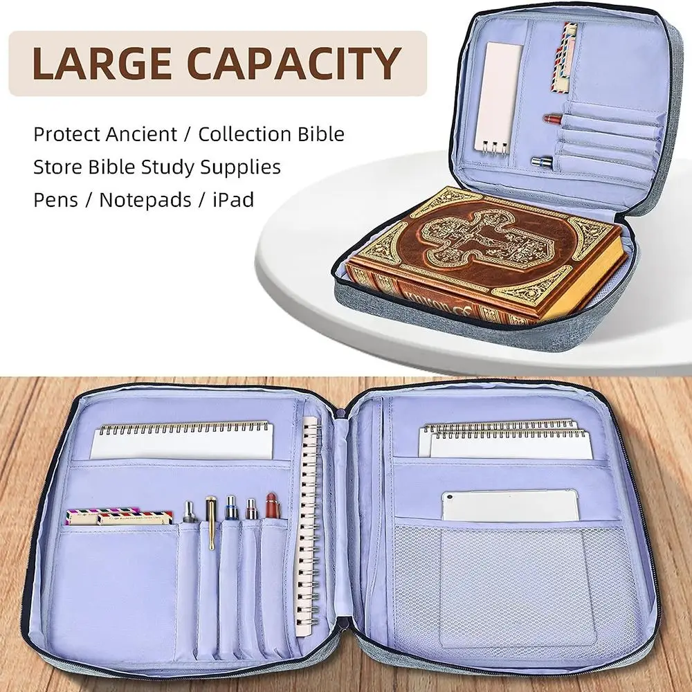 Durable Bible Covers Portable Universal Large Capacity Carrying Case Protective Bag