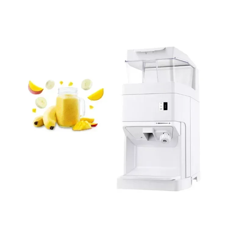 

400KG/H Electric Ice Shaver Ice Crusher Chopper Smoothie Blender Granizing Machine Shredder Shaved Ice Crusher 6L