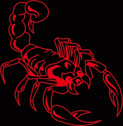 

Scorpion personality waterproof car stickers cover scratches, car accessories decoration creative, suitable for all cars