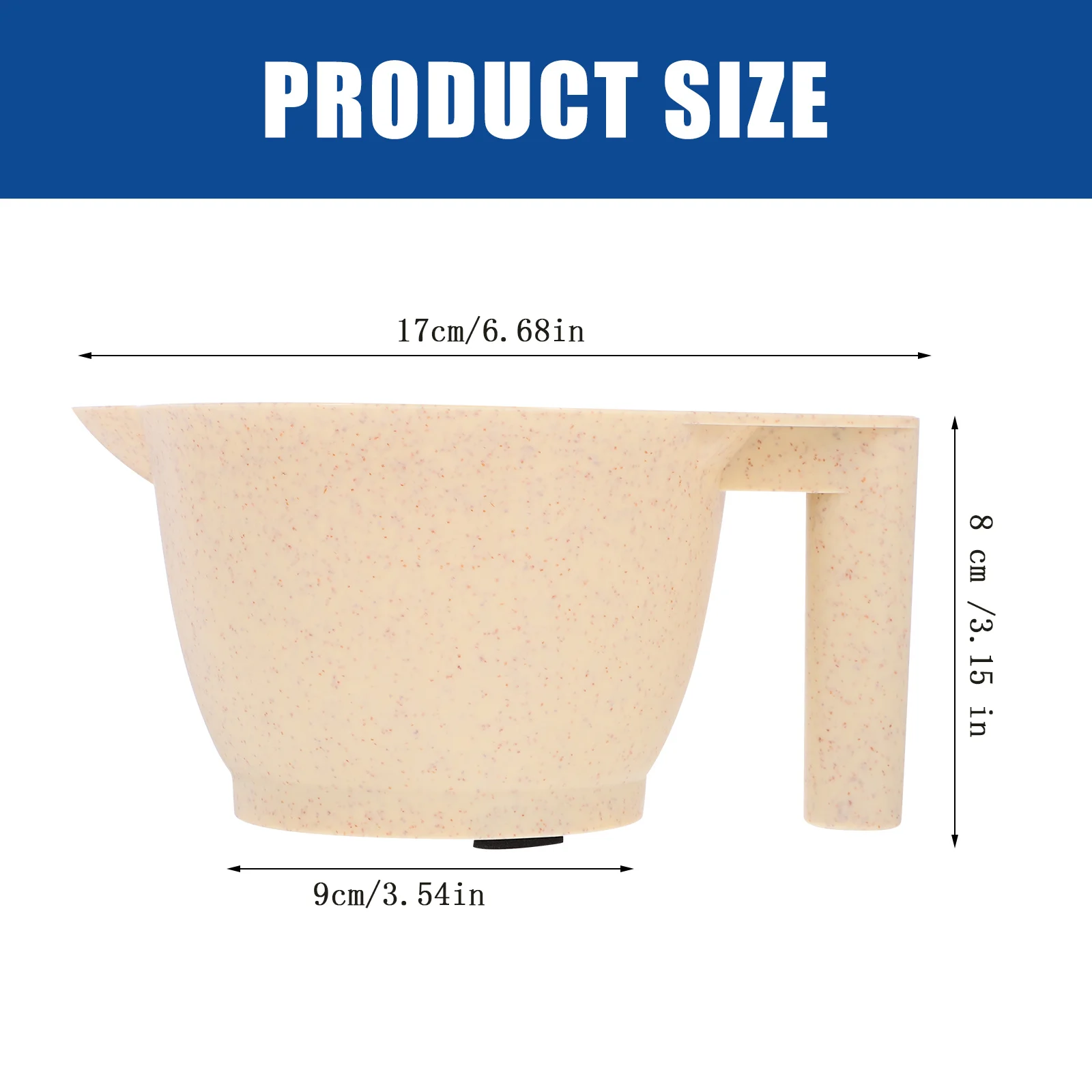 2Pcs Essential Hair Coloring Tools PP Tinting Bowl Set Durable Comfortable Grip for Salon Home Hair Dye Bowl Color Bowls - Image 3