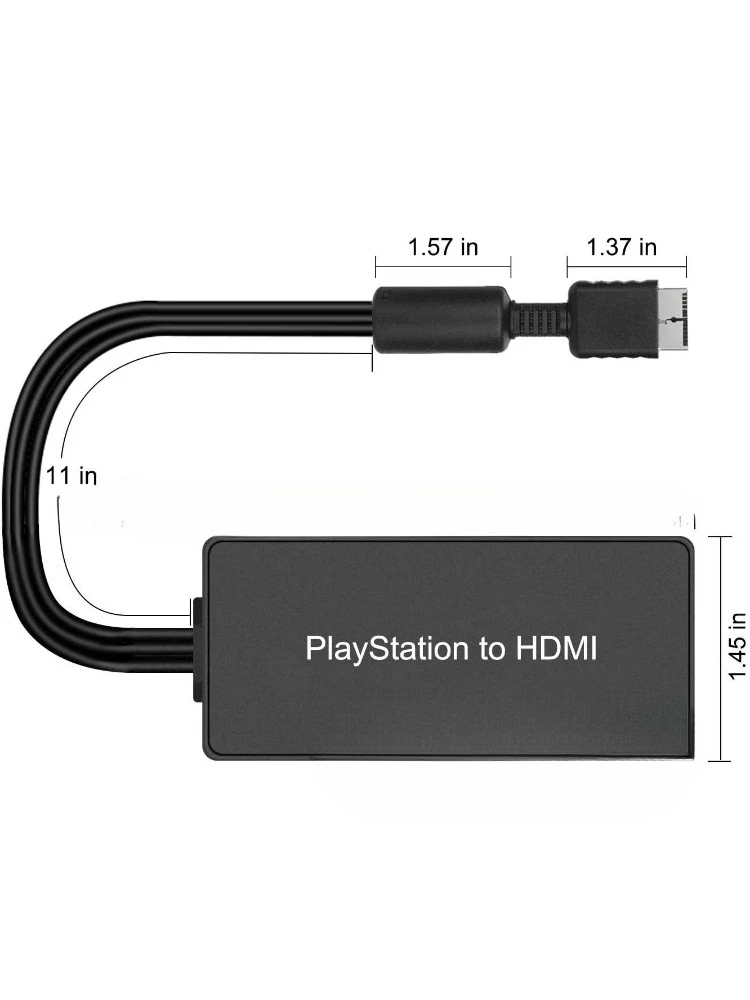 

PS to HDMI Converter PS2 TO HDMI for PlayStation 1/PlayStation 2