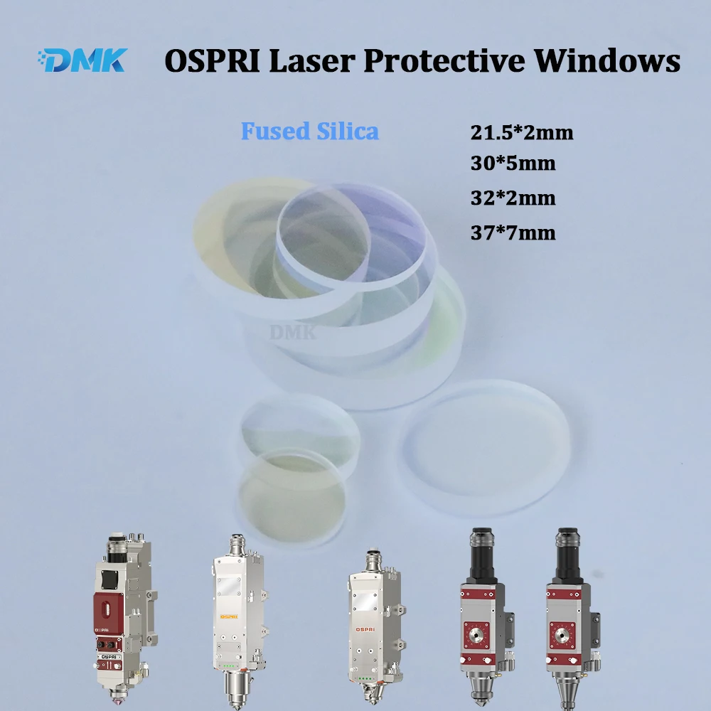 DMK Laser Protective Window Lens 32*2 /37*7 Quartz Fused Silica Glass Ospri Cutting Head LC608 808 208 218