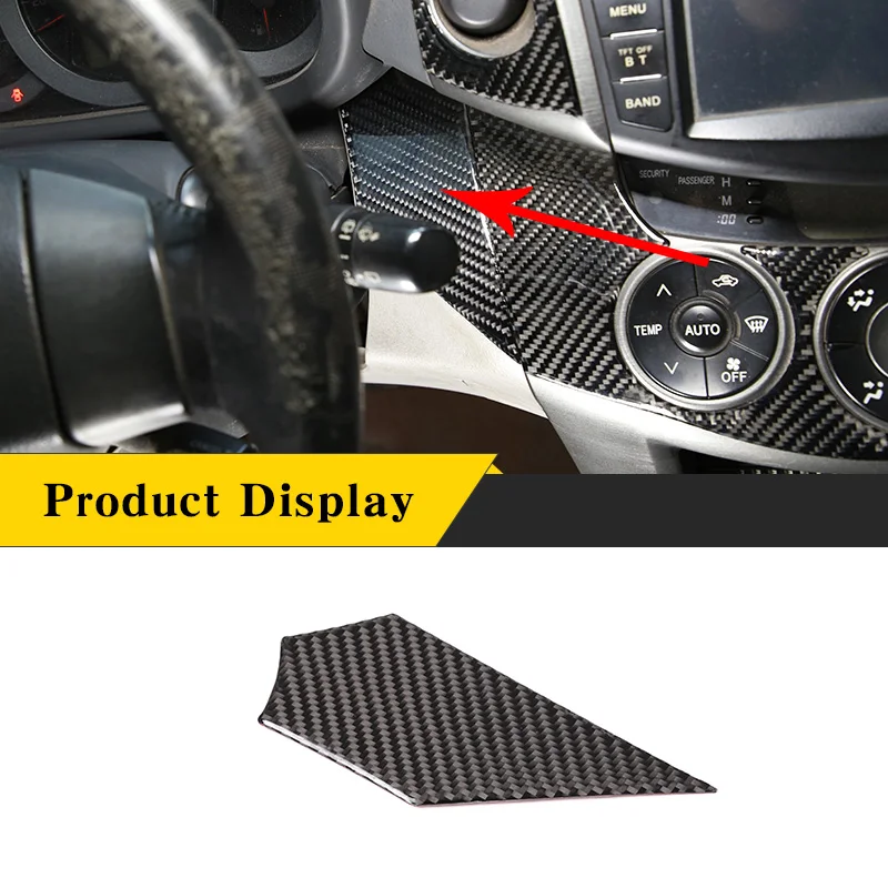 

For Toyota RAV4 2006-2012 Real Carbon Fiber (Soft) Auto Ignition Switch Side Panel Sticker Car Interior Modification Accessories