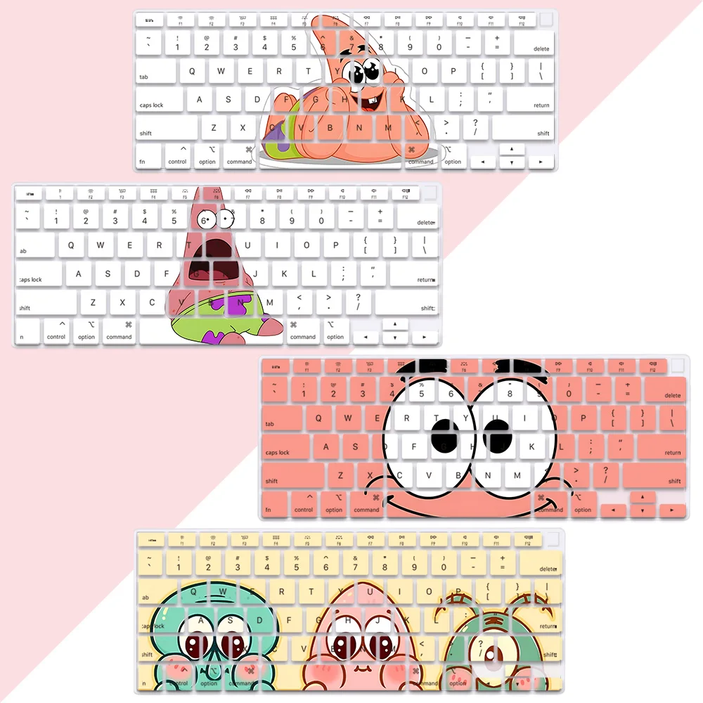 

Funny and silly Patrick Starr EU Layout Soft Silicone Keyboard Cover for Macbook pro A1278 A1286 Retina A1425 A1502 Air A1369