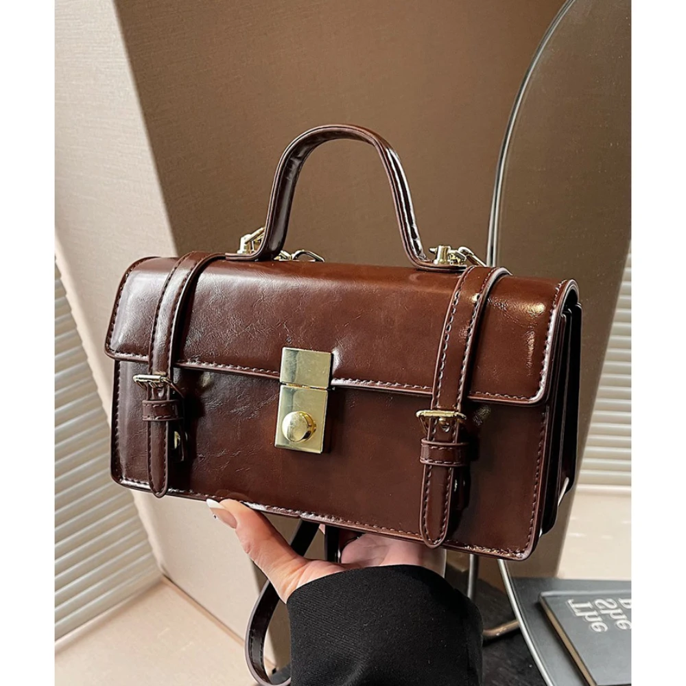 

Women's Crossbody Bag 2025 Fashion Light Luxury Solid Color Single Shoulder Bags Trend Daily Working Versatile Commute Handbags