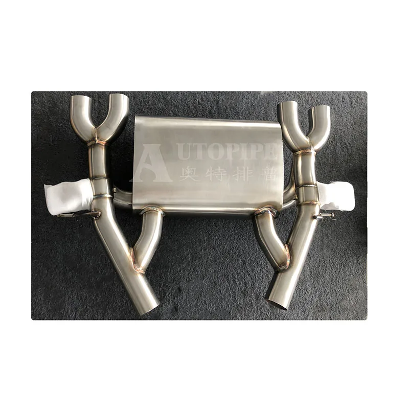 1:1 equal ratio copy fast delivery exhaust pipe rear muffler, only suitable for sports car customization services
