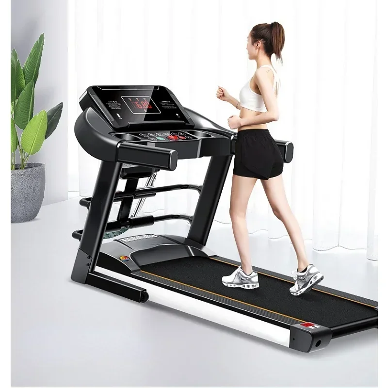 Running Treadmills 220V Mini Fitness Home Treadmill Indoor Exercise Equipment Gym Folding House Fitness Multifunctional Foldable