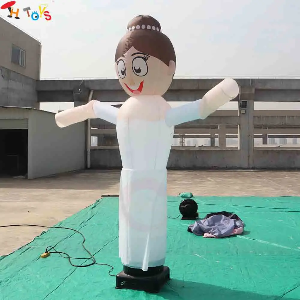 Fast Shipping Bride and Groom Dancing Man Air Sky Dancers for Wedding Deccoration