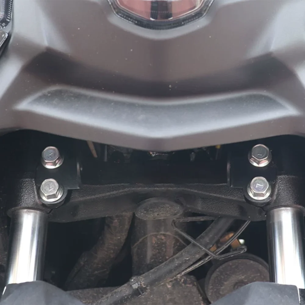 Black Hidden Spotlight Bracket Multifunctional Auxiliary Fog Light Mount Modified Accessories For Yamaha NMAX155 2021‑2026