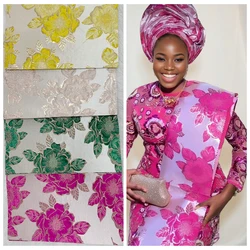 2024 Highest Grade African SEGO Headtie Nigerian Sego Gele And Ipele Luxury 3D Sego Gele African Women Hairtie Wrapper 2PCS/Bag