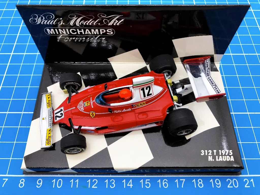 

Minichamps 1:43 F1 312T 1973 Niki Lauda Simulation Limited Edition Resin Metal Static Car Model Toy Gift