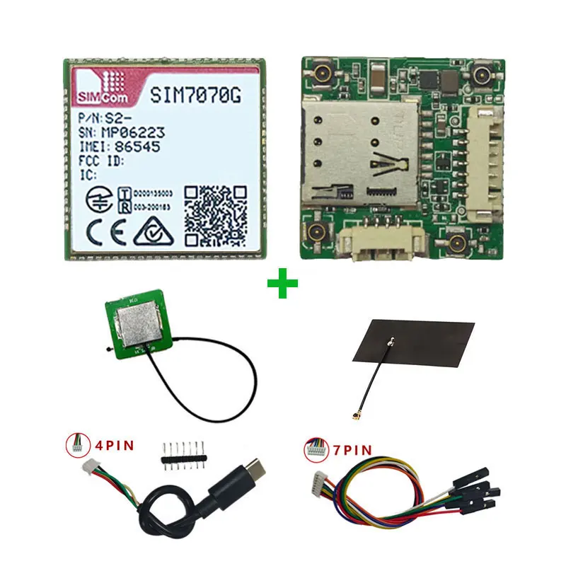 SStock SIMcom SIM7070E/G SIM7000E/G NBIOT CATM LPWA Core Board 1pcs for IoT Wireless Communication