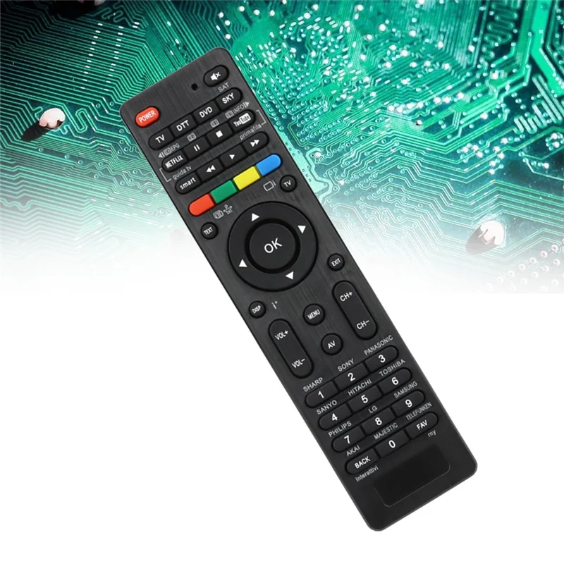 4 in 1 Universal Remote Control for TV DTT DVD SKY One-Key Search Automatic Matching