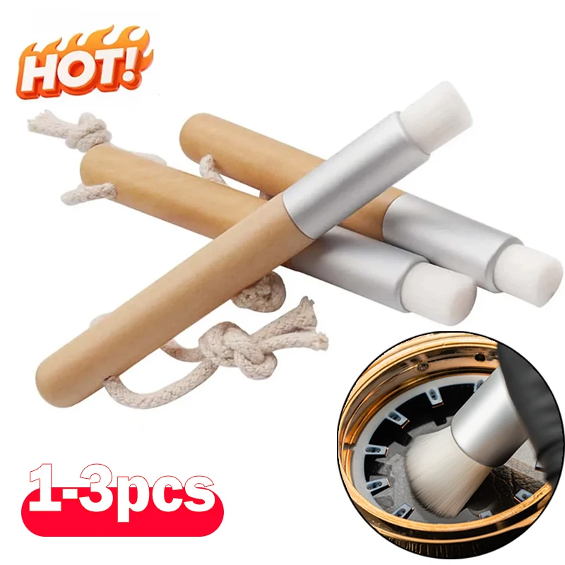 

Ручка для чистки циферблата часов, силиконовая ручка для дизайна ногтей, резьба, тиснение, маникюрные щетки, очиститель пыли, щетка для чистки часов, инструменты для ремонта