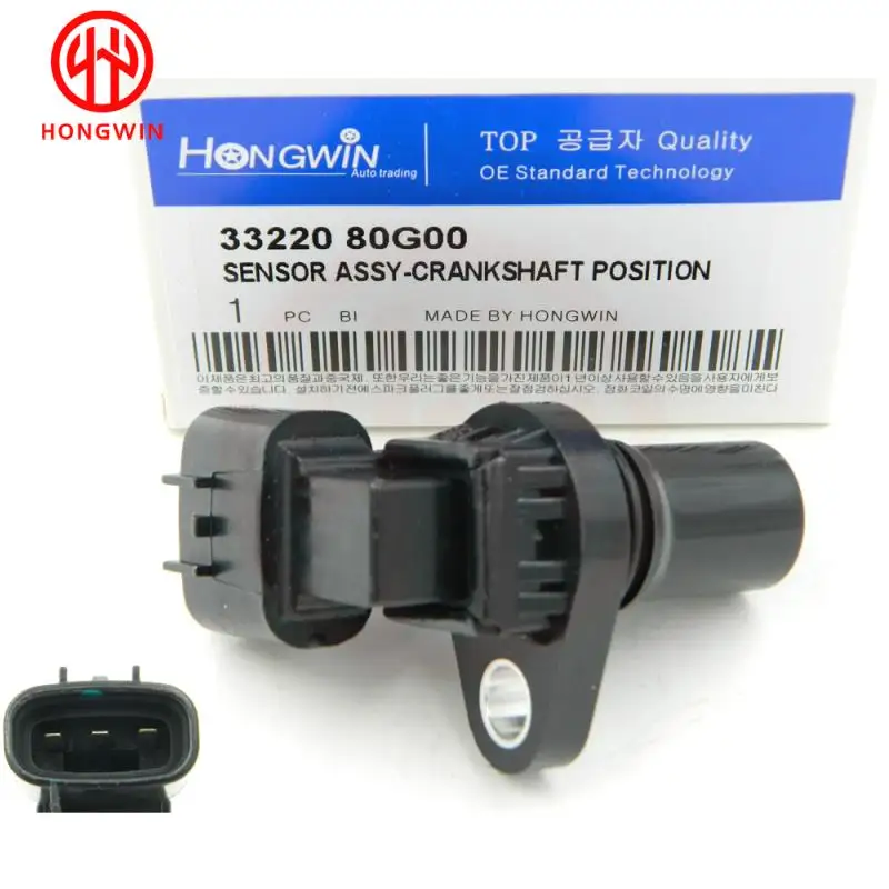 Sensor de posición del cigüeñal 33220 80G00, compatible con Subaru Justy III, suzuki, Ignis, Jimny, Liana Wagon, J5T23891 , 3322080G00