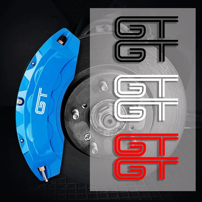 6pcs Car Caliper Cover Decorative Viny Sticker for Ford Mustang Shelby GT 350 500 Cobra Focus Mk 1 2 3 7 2019 2017 2018 2016