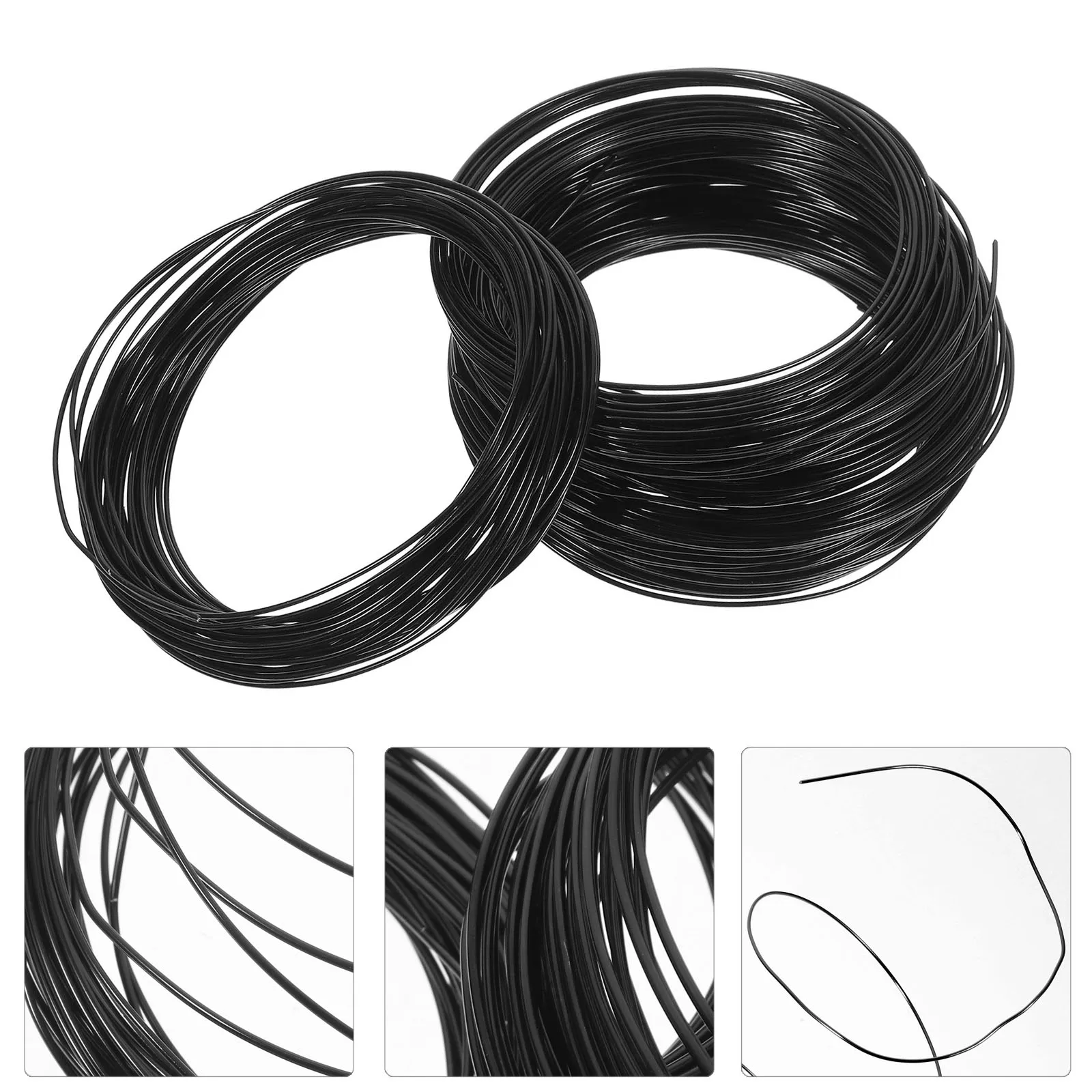 Color Aluminum Wire 1mm Oxidized DIY Craft Material Bonsai Tree Shaping Plant Support Roll Storage Practical Use Jewelry Making