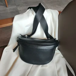 Modna damska torba na klatkę piersiowa torba na talię o dużej pojemności torba Crossbody skórzana damska torebka kurierska podróżna saszetka