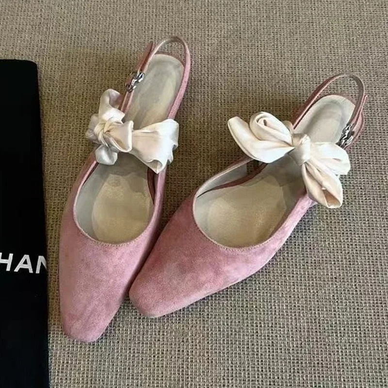 

Square Toe Women Flats Sandals Shallow Casual Shoes Cozy Walking Woman Slippers Summer 2025 New Trend Brand Women’s Zapatillas