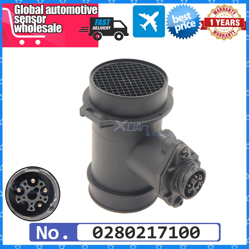 

Car MAF MASS AIR FLOW METER SENSOR For MERCEDES-BENZ W124 W202 W210 S124 S202 S210 C208 A208 C124 SSANGYONG Korando 0280217100