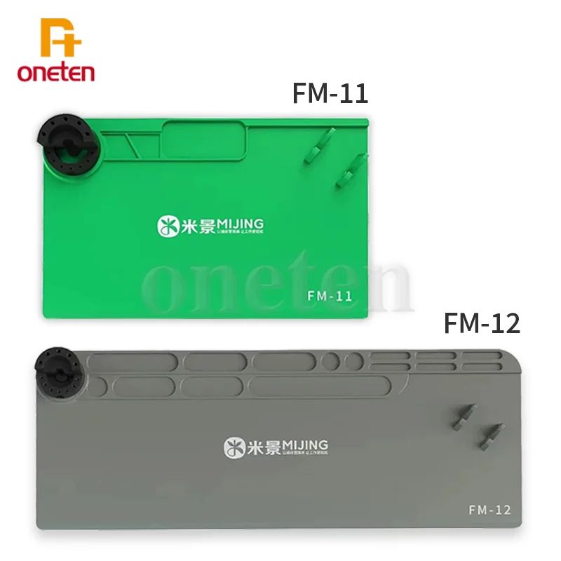 Mijing FM-11 FM-12 Multifunctional High Temperature Resistant Silicone Mat for Mobile Phone Repair and Storage Work Mat Tool