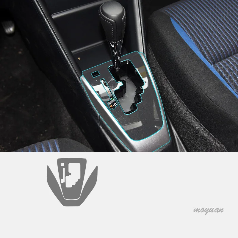 

Прозрачная пленка из ТПУ для Toyota YARiS 2017-2021 MT, ручная передача, защита автомобиля, внутренние наклейки, центральная консоль, шестерня, двери