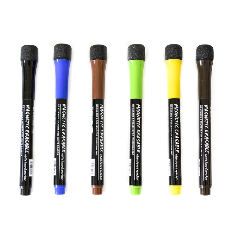Whiteboard-Stifte, magnetische Marker, Stifte für Whiteboards mit feiner Spitze, farbige Whiteboard-Marker, löschbare, trocken