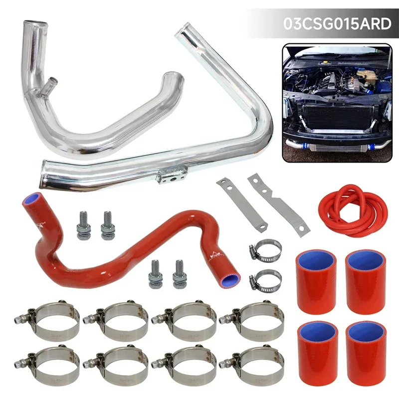 

Black / Blue / Red Bolt On Intercooler Piping Pipe Kit Fit For 1996-2001 Audi A4 Quattro B5 VW Passat GLS B5 1.8T Aluminum