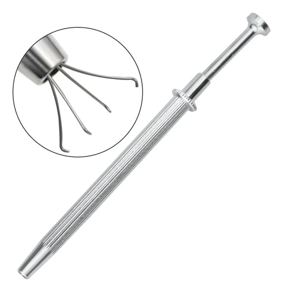 ชุดอุปกรณ์หยิบลูกปัด 4 ชิ้น แบบ 3 กรงเล็บ และ 4 กรงเล็บ พร้อมที่จับและแหนบ