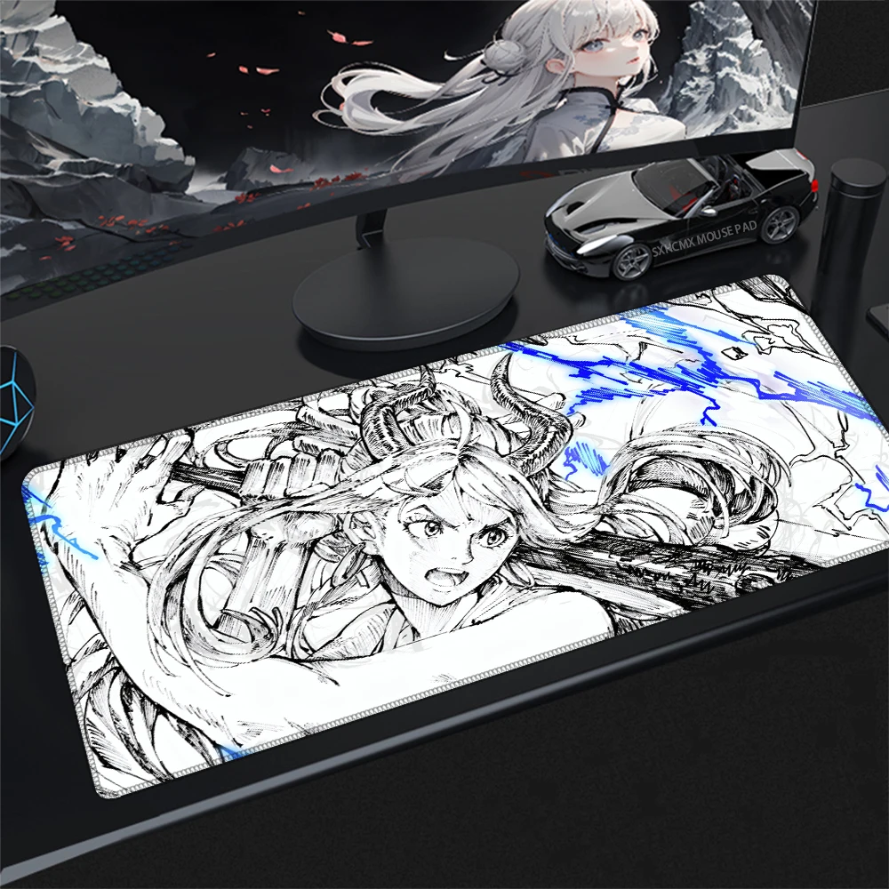 Desk Setup Anime - HD Baskı Tek Parça Yamato XXL