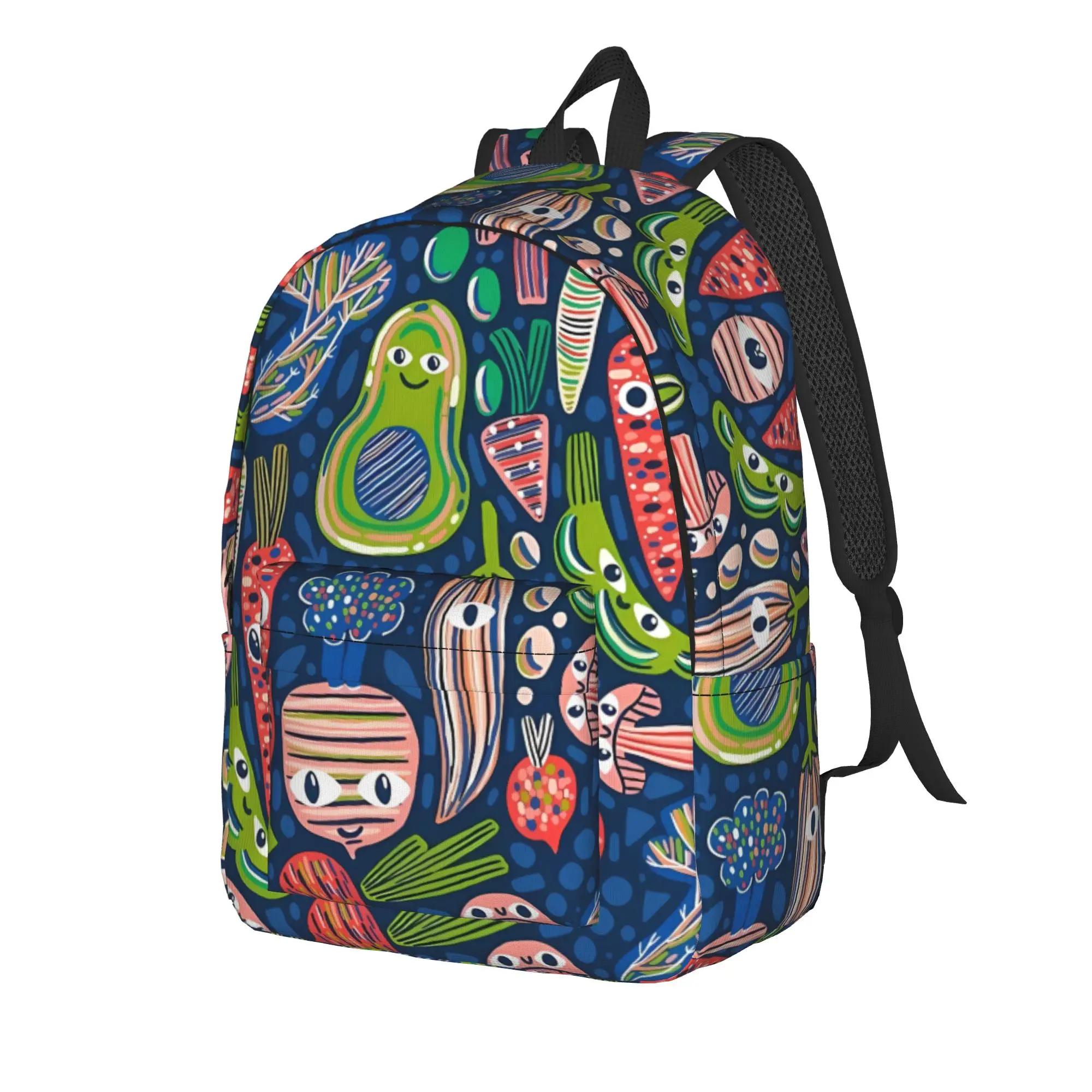 Back To School Backpack Back to school season Crazy Fruits And Vegetables  Fashion Backpack