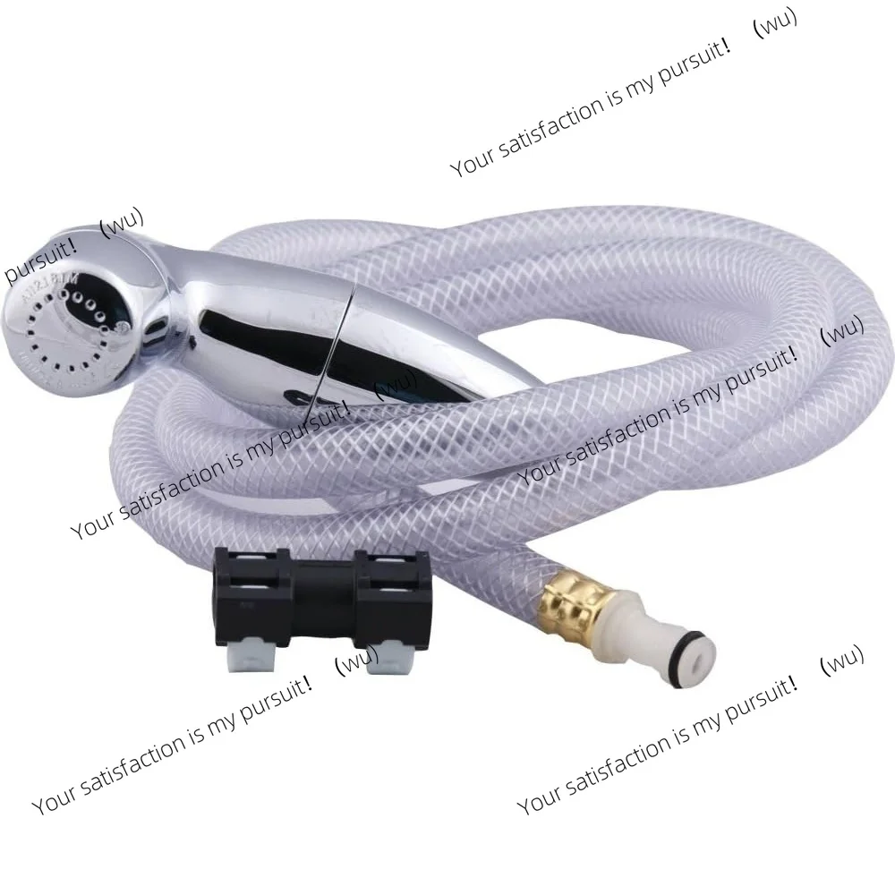 

Chrome Spray Head and Hose Assembly Plumbing Fixture Replacement Easy Installation Durable and Reflective Mirror Finish 8.64oz