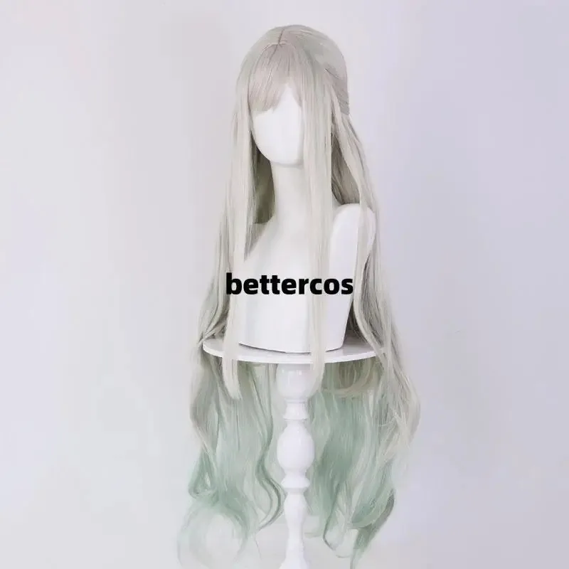 CyYashiro Nene Cosplay Peruca de cabelo sintético longo Cosplay perucas de cabelo de Halloween + touca de peruca