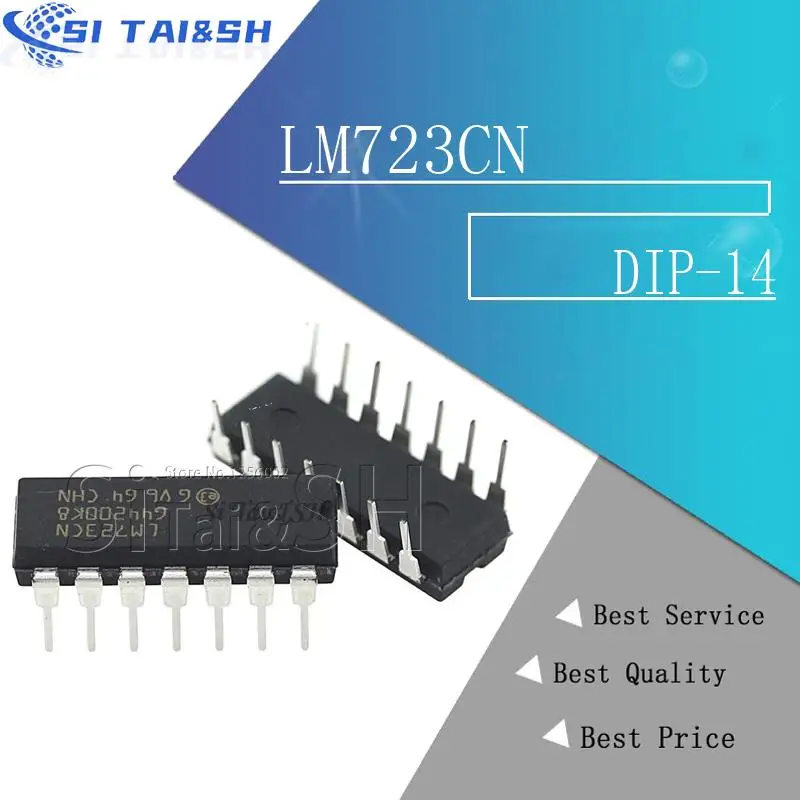 10PCS UC723L = LM723CN DIP14 LM723 DIP-14 MC1723CP DIP new and original IC