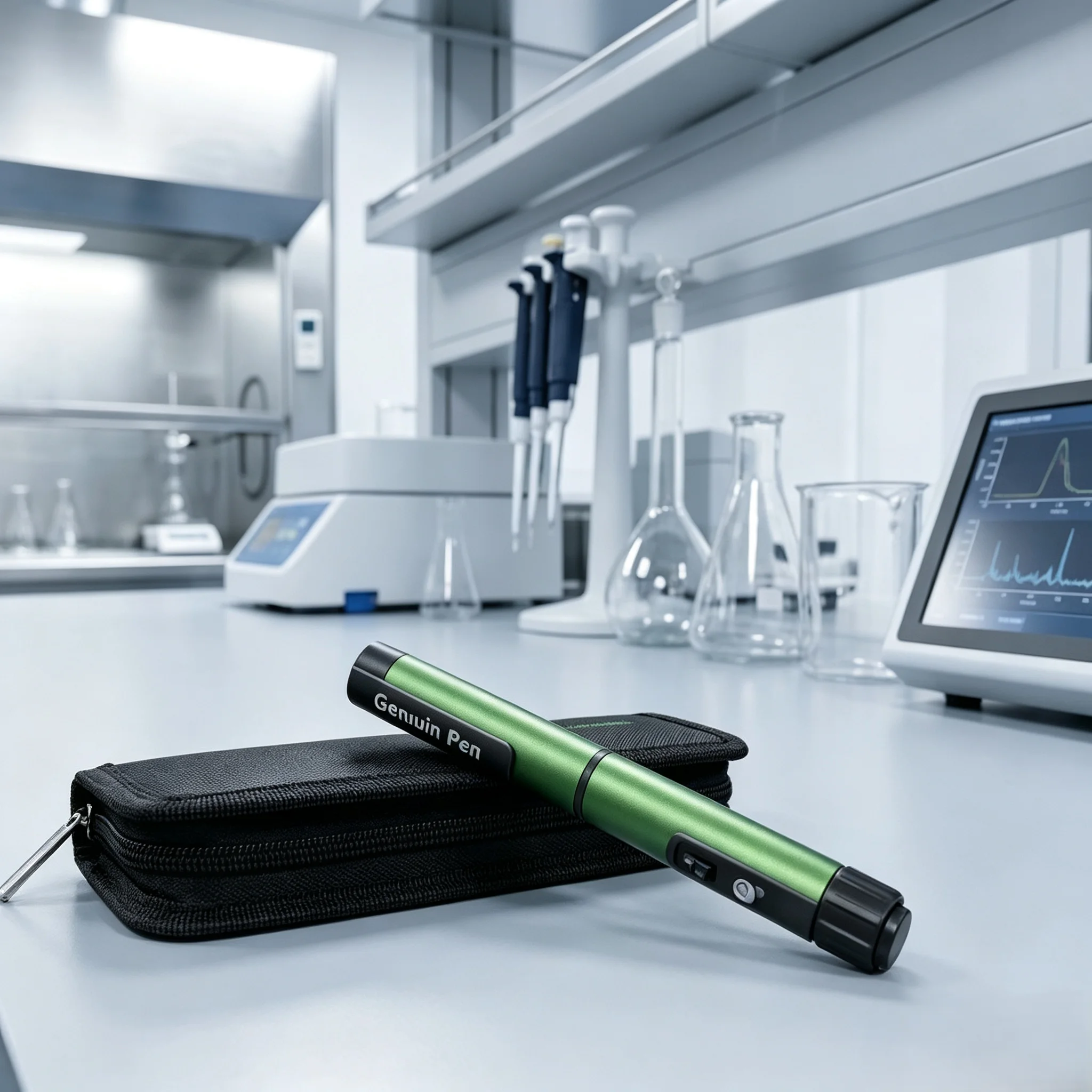 Gansulin Auto Skin Care Metal Injection Pen with Durable Eco-Friendly Water-Resistant Design and Logo