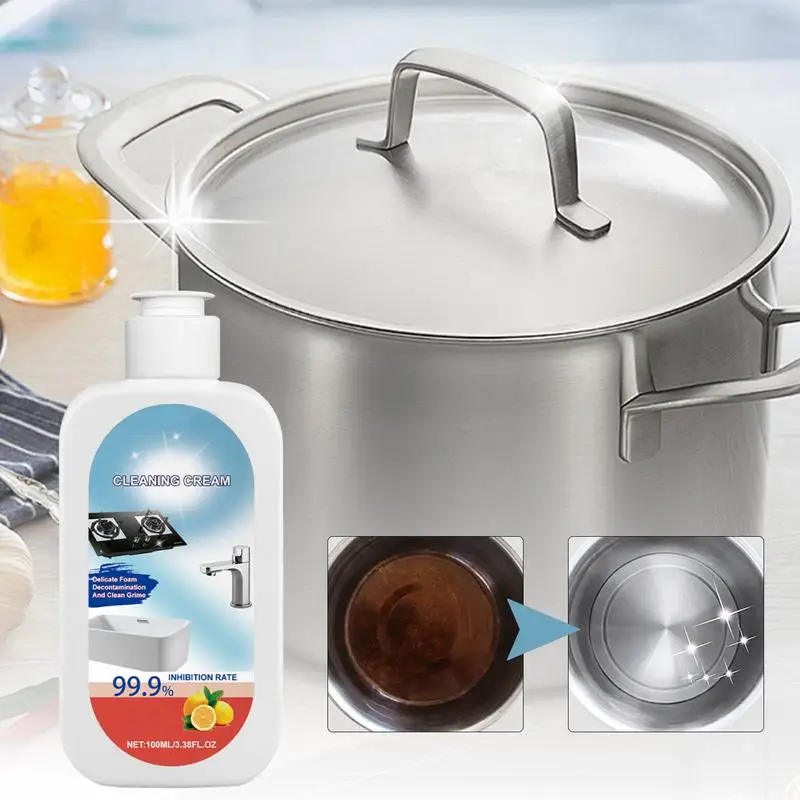 Kitchen Cleaner Liquid Degreaser Multi-active Cleaning Spray Kitchen Grease Cleaner Heavy Oil Stain Cleaner Effective Stove