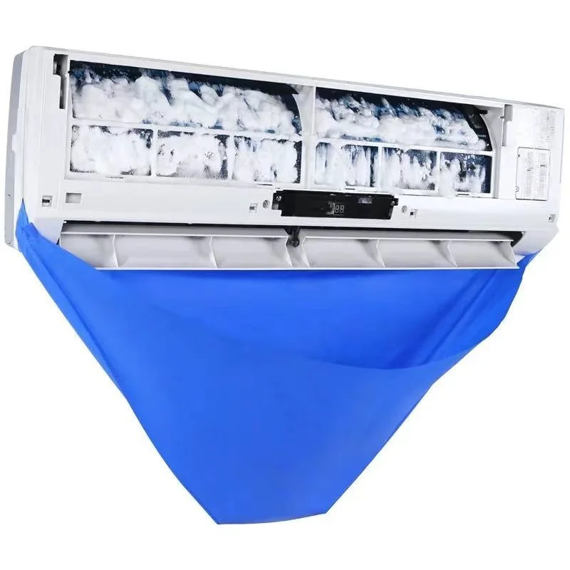 Air Conditioner Cleaning Cover Brushes Filter Net Waterproof Air Conditioner Cleaning Dust Protection Cleaning Cover Bag Tools