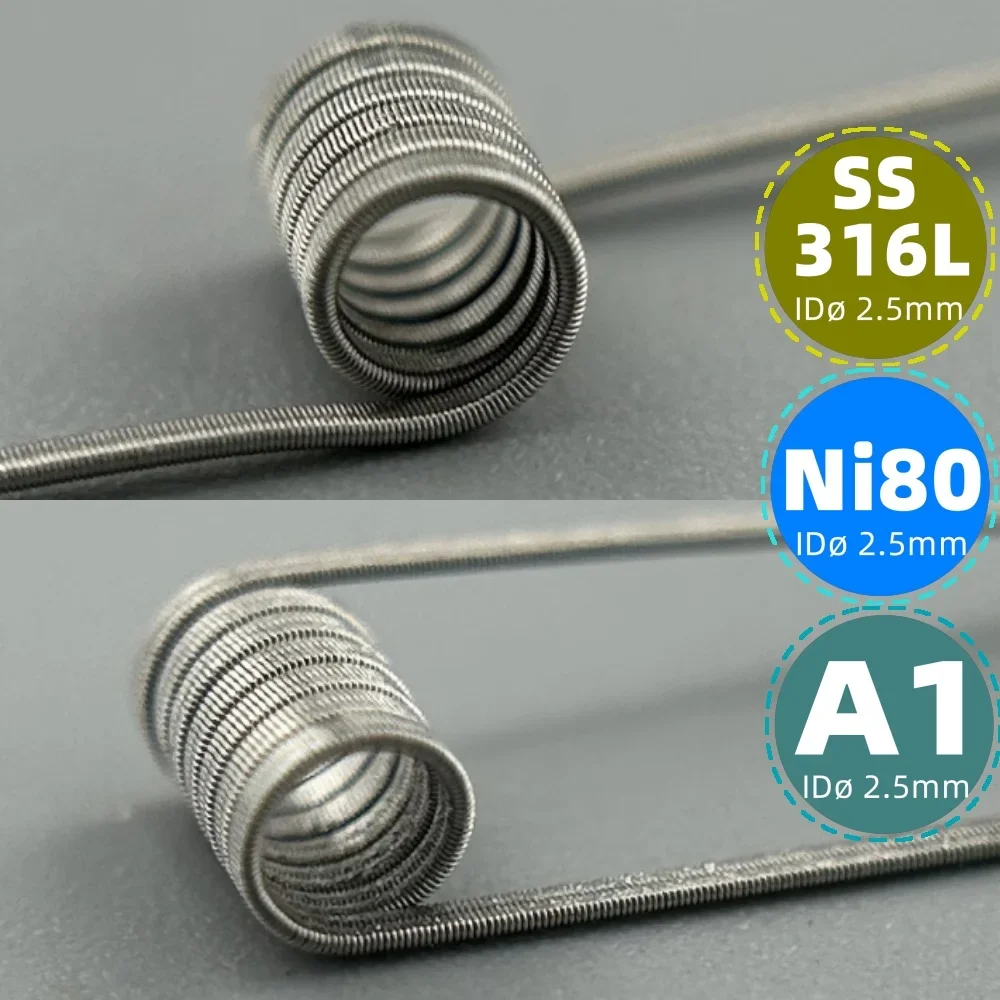 2.5mm Hole Diameter Alien-Shaped Torsion Spring Coil Ring Angle CW/CCW for Repair