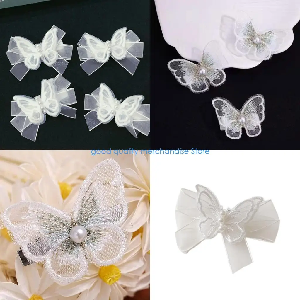 Y5JD 1set Jepit Rambut Kupu-kupu Elegan Jepit Rambut Hanfu Jepit Rambut Ekor Kuda Jepit Rambut Remaja