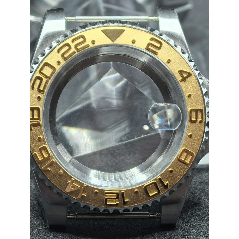 حافظة Seiko من الفولاذ المقاوم للصدأ لعلبة GMT مقاس 40 مم لملحقات تعديل الحركة NH35/NH36