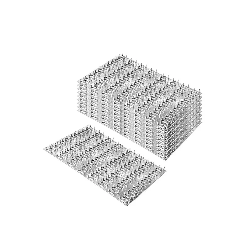 

10 PCS 8" x 4" Pronged Truss Plate Flat Mending Plates Repair Tie Plate Bracket, for Roofing Trusses Wood Timber Connectors