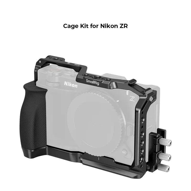 

Клетка SmallRig 5467 ZR для Nikon ZR Cage Kit с кабельным зажимом, несколько точек монтажа для штатива для DJI для монитора, микрофона