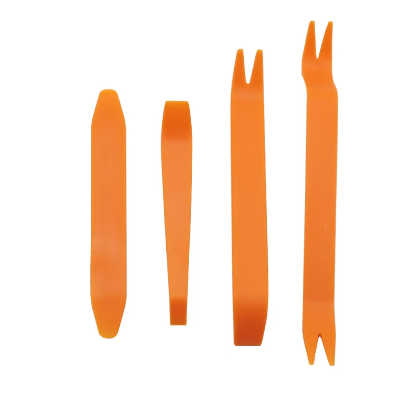 4 قطعة مشبك باب السيارة تفكيك طقم أدوات DVD ستيريو تجديد أطقم الداخلية البلاستيك لوحة الكسوة لوحة القيادة أداة إزالة الصواميل الملحقات