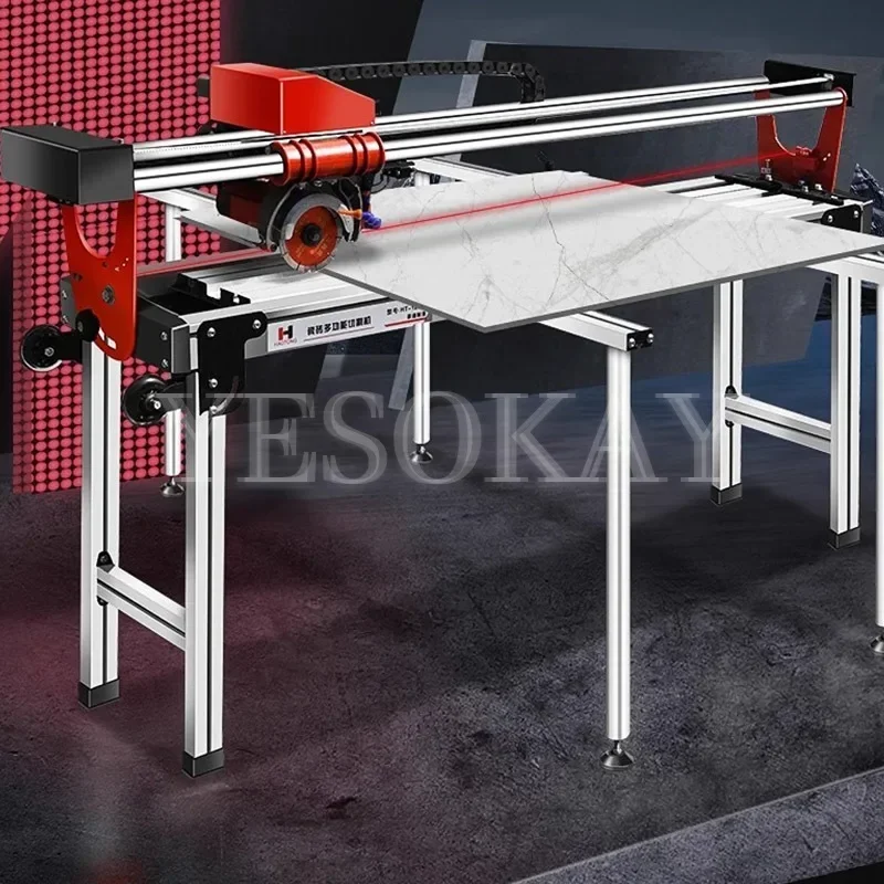 Infrared laser positioning multifunctional tile cutting machine, push blade, high-precision marble tile cutting machine, 3000W