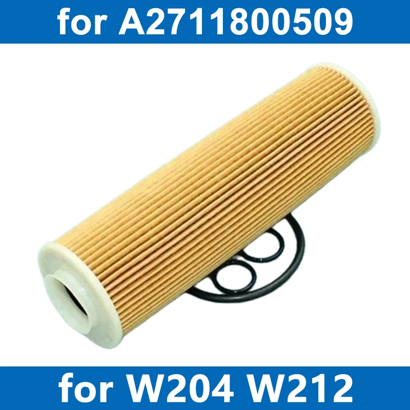 1/6/10PCS Car Oil Filter A2711800509 For W204 C180 C200 C250 W212 E200 E250 E260 R172 SLK200 SLK250 Engine M271 2007~
