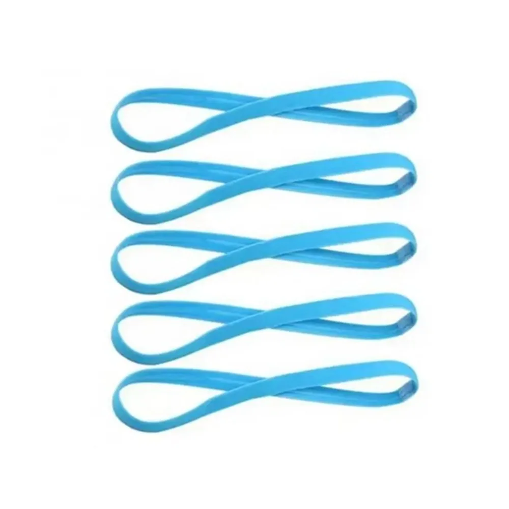 5Pcs Candy Farbe Frauen Männer Yoga Haar Bands Sport Stirnband Mädchen Sport Anti-slip Elastische Gummi Schweißband Fußball laufen – Detail 4