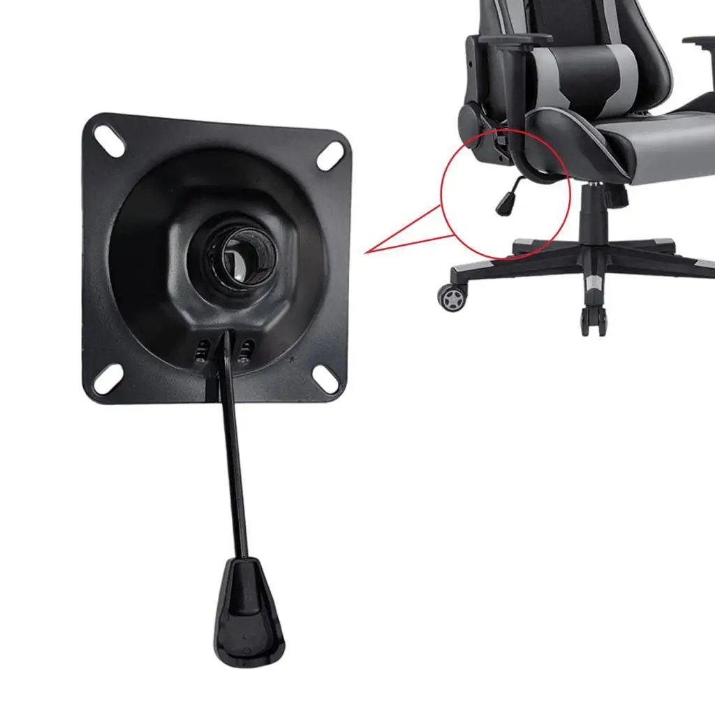 Office Chair Tilt Control Mechanism Strong Iron Lift Handle Plate Replacement for Adjustable Stool Computer and Bar Chairs