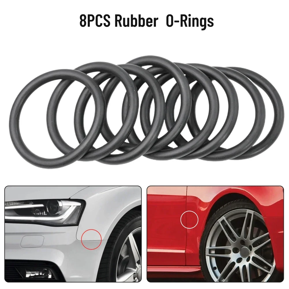 Accessory Rubber O-Ring Bumper Trunks Hatch lids Home Kit Parts Quick Release Replacement Set 8pcs Spare Decoration