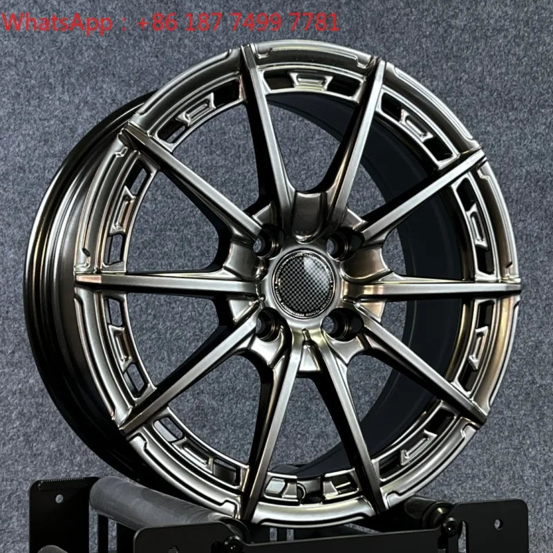 18 19 Inch 5x112 5x114.3 ET38 Gloss Black Flow Forming Wheels